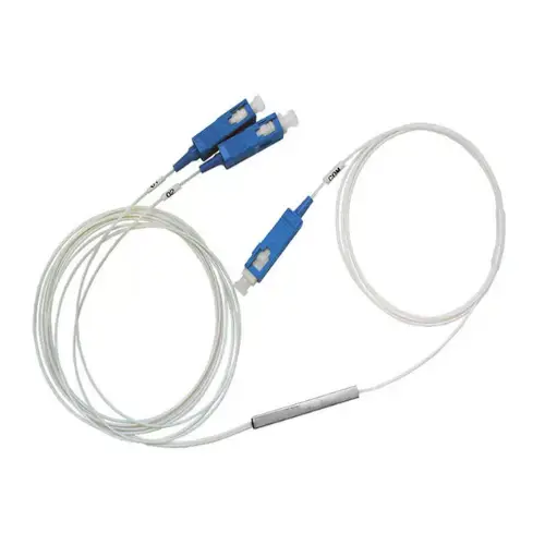 1x2 SC-UPC Fiber Optic Splitter with Connectors