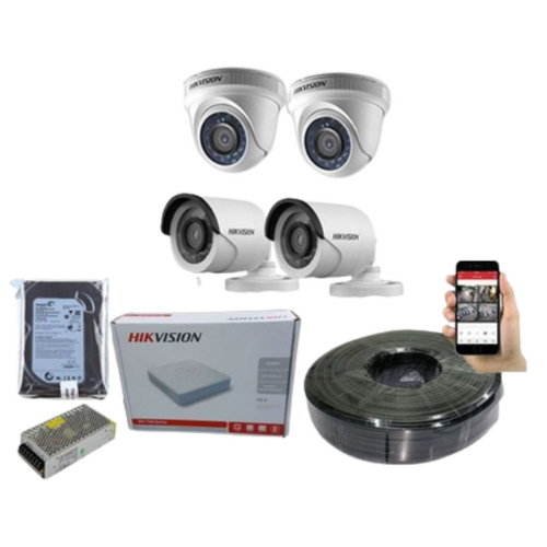 HIkvision 4 Channel Full Kit