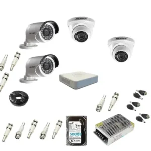 Hikvision 4 Channel CCTV Full Kit Kenya